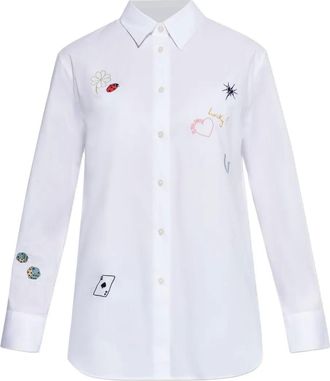Paul Smith Camicia con ricamo - Bianco