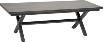 LLR Collection Hochwertiger, ausziehbarer Gartentisch Long Island 100 x 240-300 cm