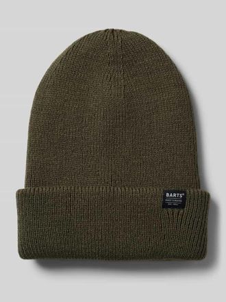 Barts Beanie mit Label-Detail Modell KINABALU in Oliv, Gr&ouml;&szlig;e 1