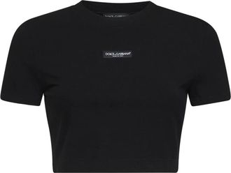 Dolce & Gabbana Mujer, Camisetas, Negro, Talla: XS