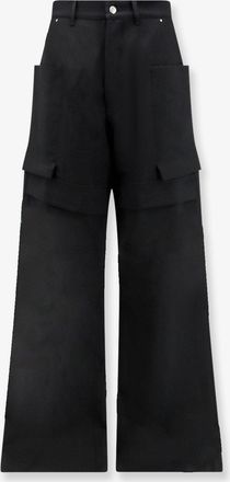 Rick Owens Pantaloni Stefan Cargo in lana vergine - RICK OWENS - gender_Man