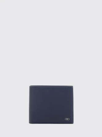 Ferragamo Wallet Men color Navy