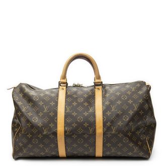 Louis Vuitton Pre-owned Womens Keepall 5 Travel Bag - Brown - One Size