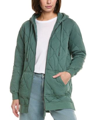 Horizon Horizon Garment-Dyed Onion Quilted French Terry Jacket