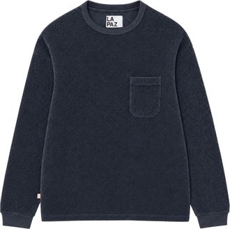 La Paz Tops, Heren, Blauw, S, Katoen, Duarte Long Sleeve Tee