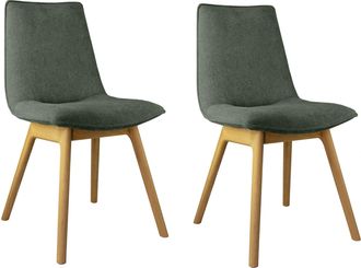 ANDAS Esszimmerstuhl »Ramon« (Set) 2 Stk.mit Massivholzbeinen, verschiedene Stoffe