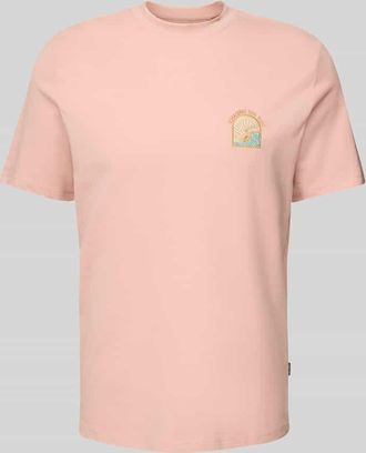 Blend T-Shirt mit Motiv- und Statement-Stitching Modell JOBBE in Altrosa, Gr&ouml;&szlig;e 3XL