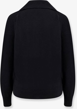 Tom Ford Womens Cashmere Polo Shirt Black Knitwear Sweater