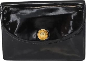 Celine Pre-owned Leren Clutch - Dames - Vintage Clutch - Zwart - ONE Size - Leer - Vintage