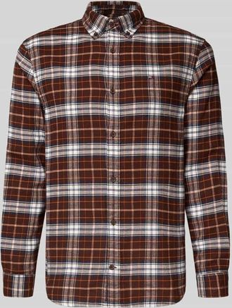 Tommy Jeans Regular Fit Freizeithemd aus reiner Baumwolle in Mittelbraun, Größe XXL