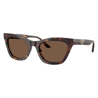 Emporio Armani Sunglasses, female, Brown, Size: 55 MM 0Ea4259U
