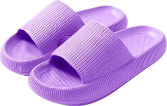 Generic Cloud Sliders Women Men Non-Slip Shower Bathroom Slippers Summer Beach Sandals Unisex Flip Flops for Indoor & Outdoor Lightweight Shower Shoes Comfort