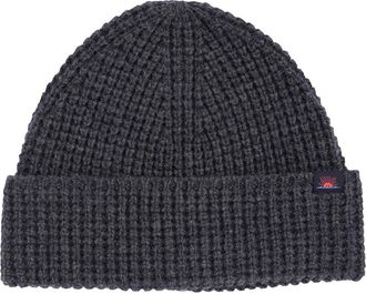 Faherty Waffle Knit Beanie in Charcoal Hthr at Nordstrom Rack