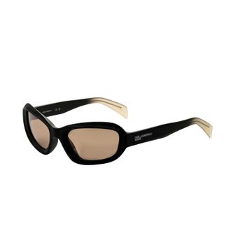 Karl Lagerfeld Unisex 57mm Khaki Sunglasses