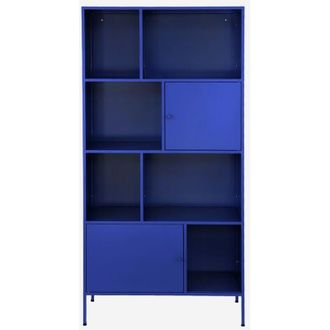 Sweeek Aparador, Mueble De Almacenamiento Industrial De Metal Con 8 Compartimentos