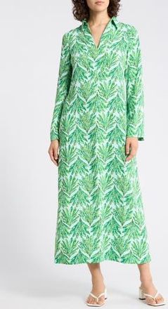 Lilly Pulitzer Simona Long Sleeve Shift Dress in Kitts Green Shady Babe at Nordstrom Rack, Size Xx-Small