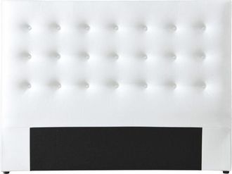 Vente-Unique Vente-unique - Testata trapuntata 160 cm Similpelle Bianco - francesco