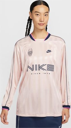 Nike (WMNS) Nike Sportswear Long-Sleeve Jersey Dark pink Midnight Navy IM7453-667