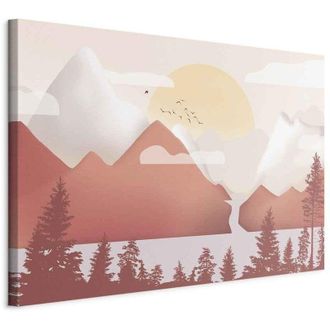 OEM Pintura - Paisaje Al Atardecer (1 Parte) Ancho