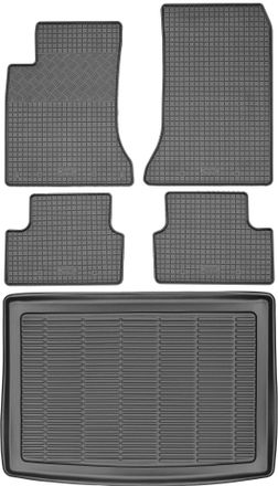 OEM Juego De Alfombrillas De Goma Para Coche Y Maletero Para Mercedes Clase B W246 (2011-2018)