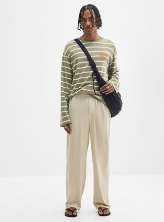 Djab Mens Linen-viscose easy pant Loose fit