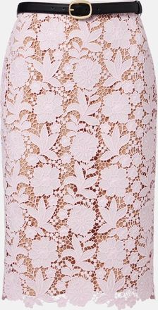 Self Portrait Falda tubo de croch&eacute;