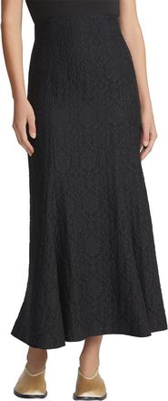 Lafayette 148 New York High Waisted Silk-Blend Trumpet Skirt