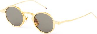 Thom Browne Stijlvol Model 1Mgj 5620A - unisex - Zonnebrillen - Geel - 43 MM - Accessoires