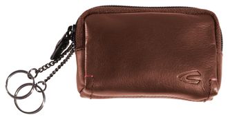 Camel Active Schl&uuml;sseltasche CAMEL ACTIVE Salamanca, Herren, braun, Leder, clean, gepflegt, unifarben mit Farbeinsatz, Kleinlederwaren Schl&uuml;sseltasche, aus hochwer