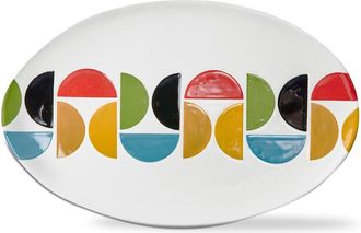 Tag Knoll Everyday Multi Earthenware Oval Platter 15.06 x 9.55 in in White at Nordstrom