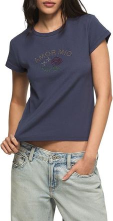 Lucky Brand Amor Mio Baby T-Shirt in Abyss Blue at Nordstrom, Size Xx-Large