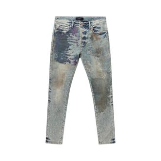 Purple P001 Low-Rise Skinny Jeans - Heren - Jeans - Blauw - Maat: W32 Katoen