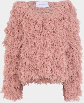 Ryan Roche Furry Cashmere Cardigan