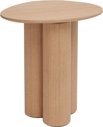 Miliboo Mesa Auxiliar De Madera Clara Hollen