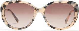 Kenneth Cole 56mm Cat Eye Sunglasses in Blonde Havana /Gradient Brown at Nordstrom Rack
