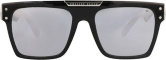 Philipp Plein Square-Frame Acetate Sunglasses