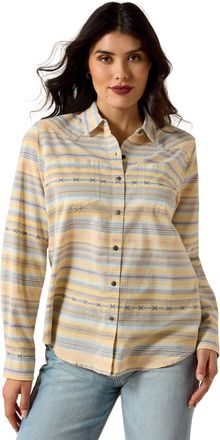 Ariat Womens Billie Jeans Western Shirt Long Sleeve in Sunrise Serape, Size 2X-Large, by Ariat