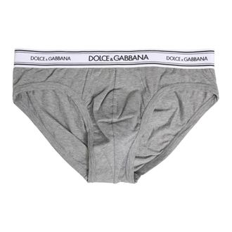 Dolce & Gabbana Midi Brief - male - Dolce & Gabbana - Underpants - Gray - S - Underwear