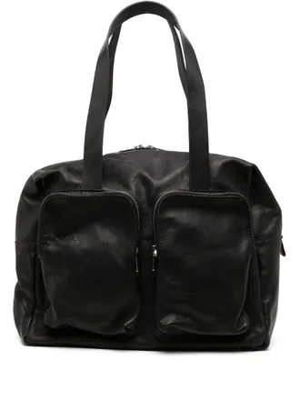 Guidi cargo pocket shoulder bag - men - Leather - OS - Black