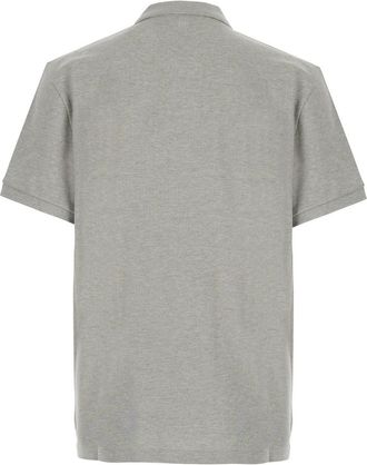 Ami Mens Polo Shirt Ami De Coeur Grey Cotton T-Shirts And Polos