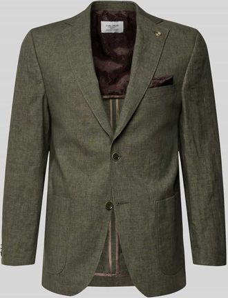 Carl Gross Carl Gross Sakko aus Viskose mit Einstecktuch Modell Tebbo in Grass, Gr&ouml;&szlig;e 106