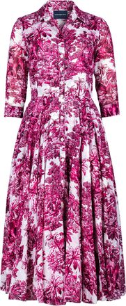 Samantha Sung Aster Arabian Night Toile A-Line Shirtdress