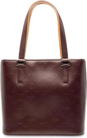 Louis Vuitton Pre-owned Tote Bags, female, Red, Size: ONE SIZE Pre-owned Leather Tote