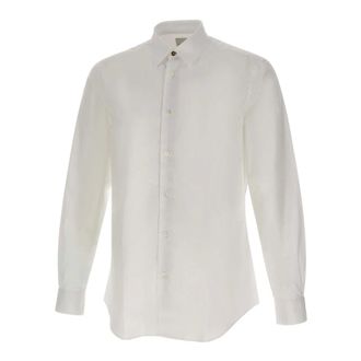 Paul Smith Casual Shirts, male, White, Size: XL Cotton Shirt