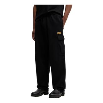 Versace Jeans Couture Heren, Broeken, Zwart, Maat: M Katoen
