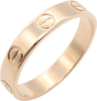 Cartier Gold Pink Gold (18K) Band Ring (Pre-Owned)