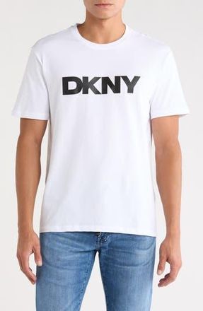 DKNY Hero Logo Graphic T-Shirt in White at Nordstrom Rack, Size X-Large