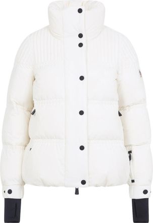 Moncler White Anglin Jacket-Donna