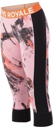 Mons Royale Cascade Merino Flex 200 3/4 Legging Merinounterw&auml;sche f&uuml;r Damen | rosa