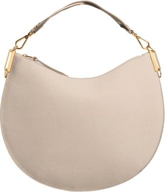 Coccinelle Sunup Grote Tas met Handvat - Dames - Handtassen - Beige - ONE Size - Leer - Tassen
